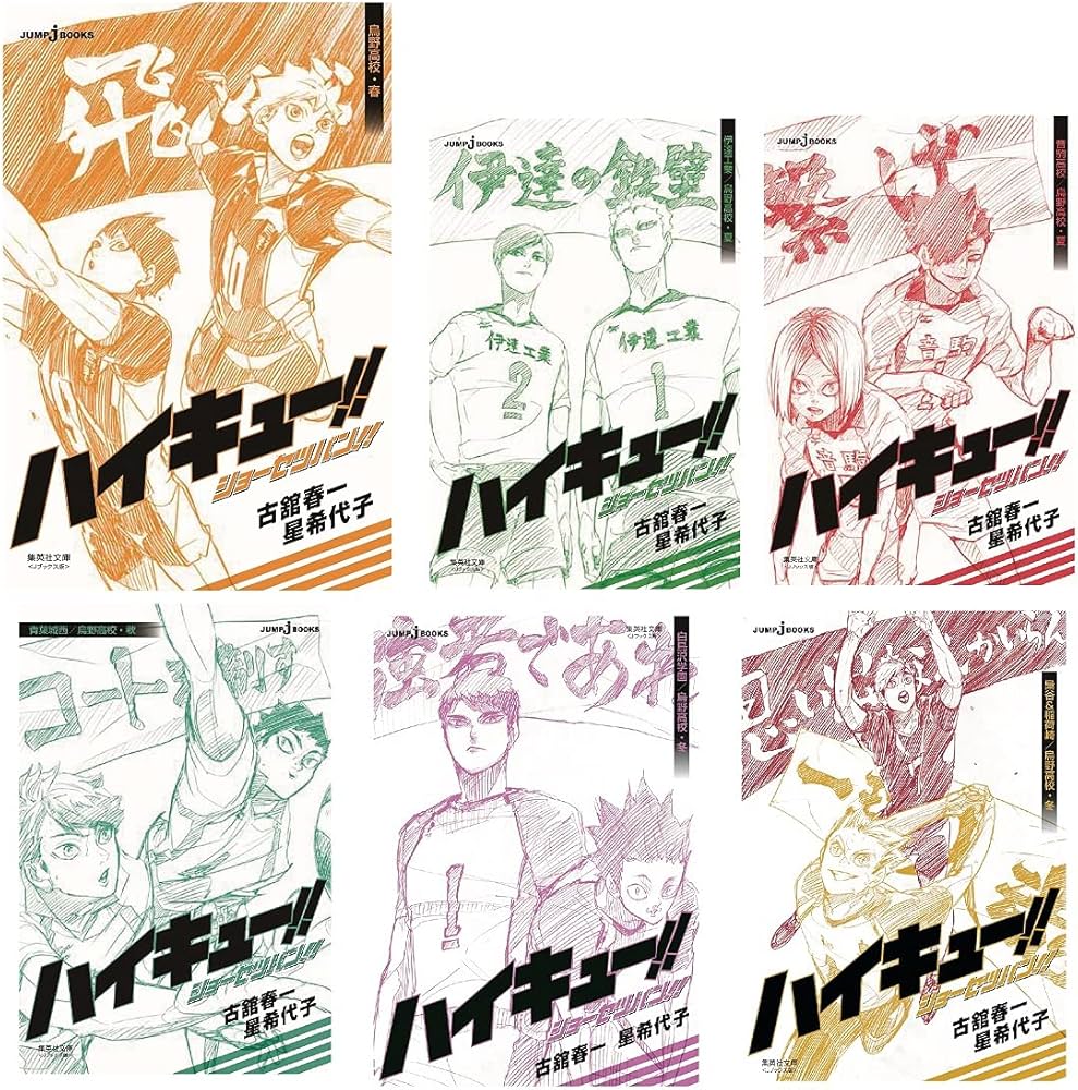 文庫版 ハイキュー!! ショーセツバン!! 全6巻セット (集英社文庫