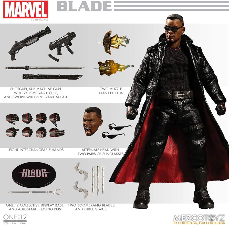 Amazon.co.jp: Mezco One : 12 Collective : Marvel Blade アクション