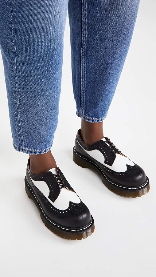 Amazon.com | Dr. Martens, 3989 Brogue BEX 3-Eye Leather Wingtip
