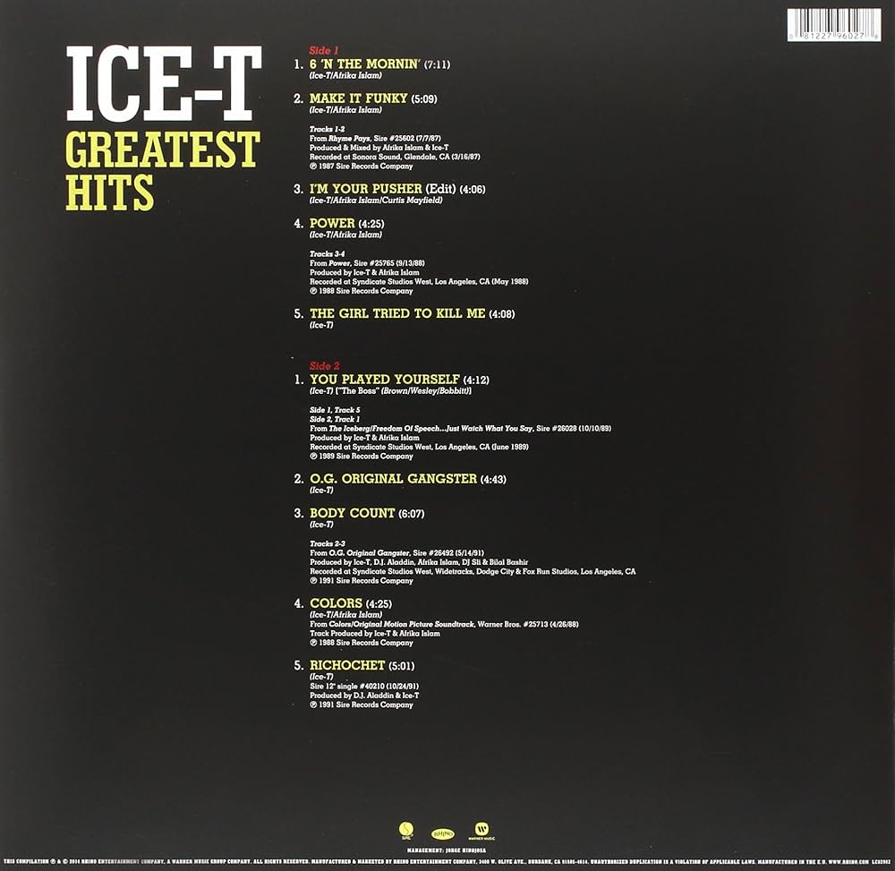 ICE-T - Greatest Hits - Amazon.com Music