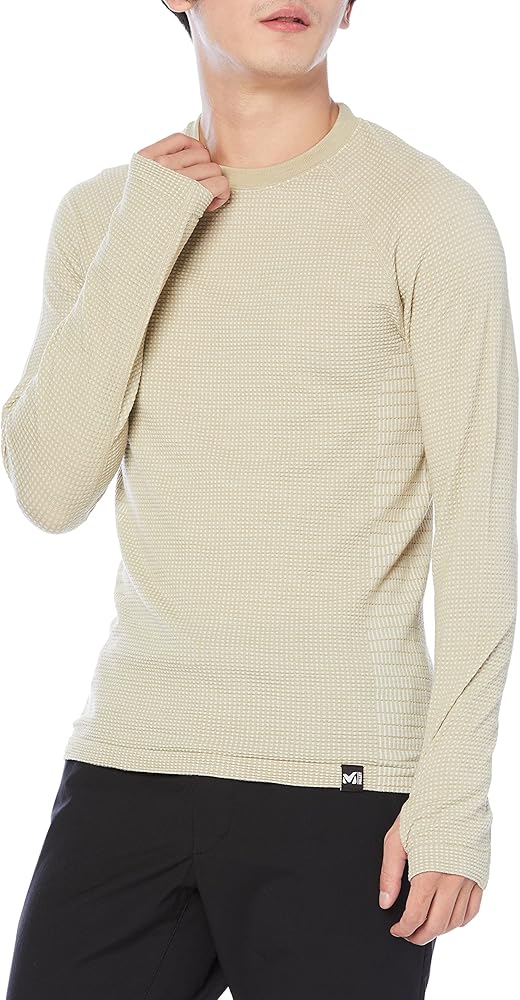 Amazon.co.jp: [ミレー] ウールカットソーWHOLE GMT WAFFLE WOOL CRW M