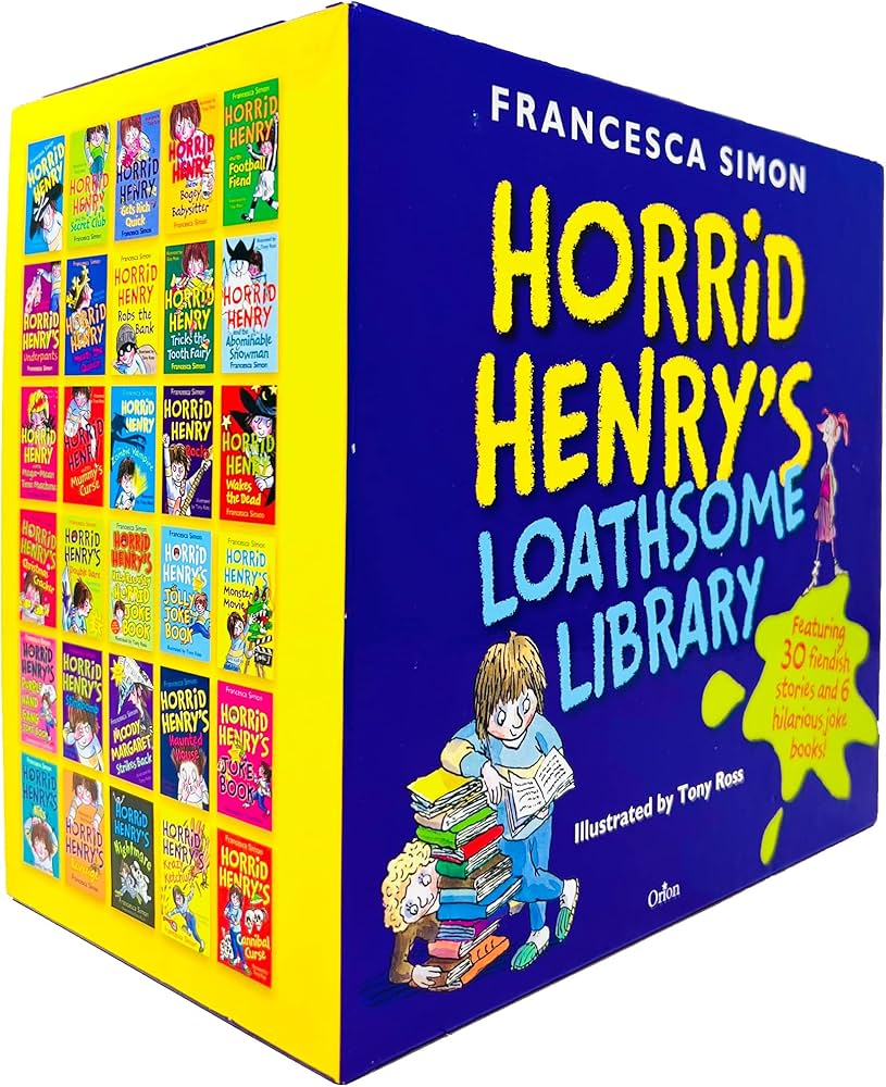 Horrid Henry the Complete Story Collection 30 Books Box Set Pack