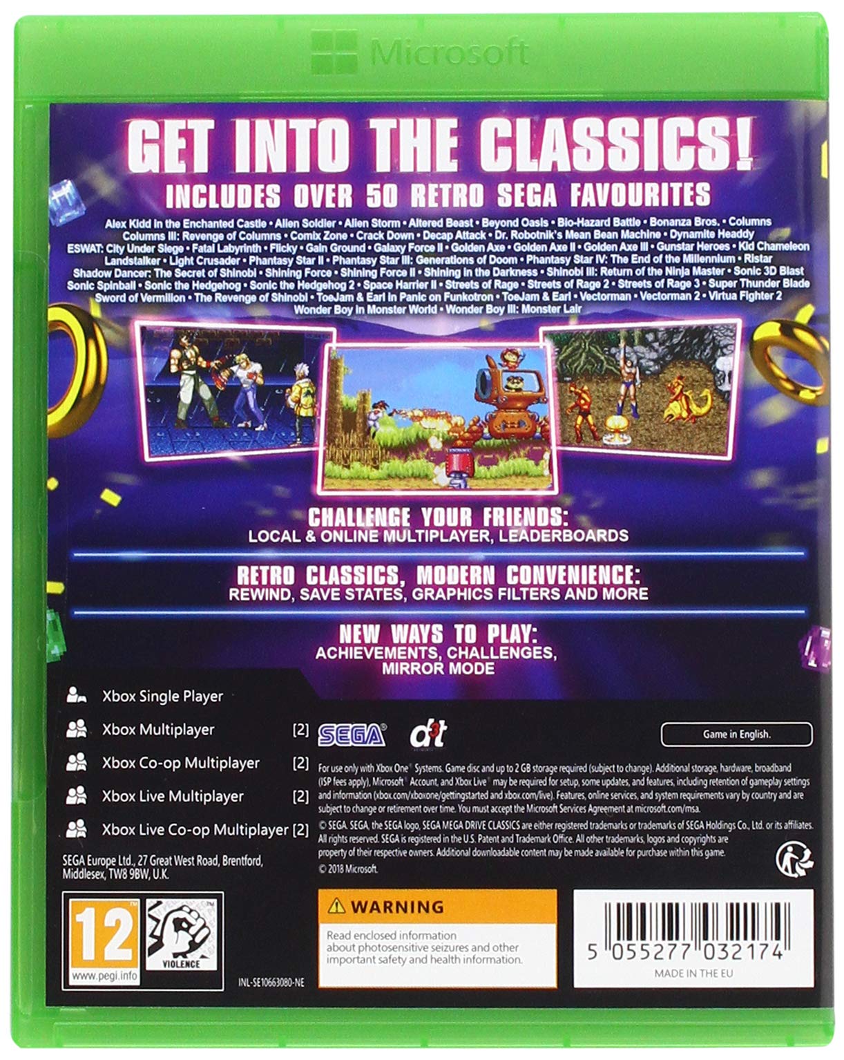 Amazon.com: SEGA Mega Drive Classics (Xbox One) : Video Games