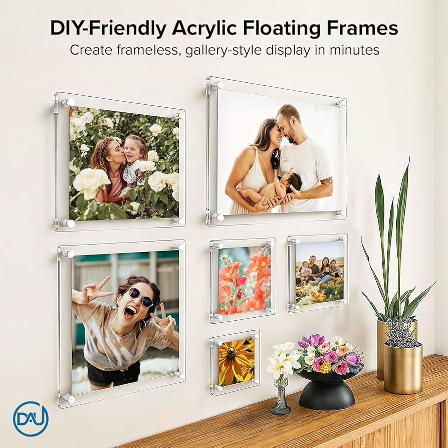 Amazon.co.jp: (16インチ x 20インチ) 透明アクリル壁掛け