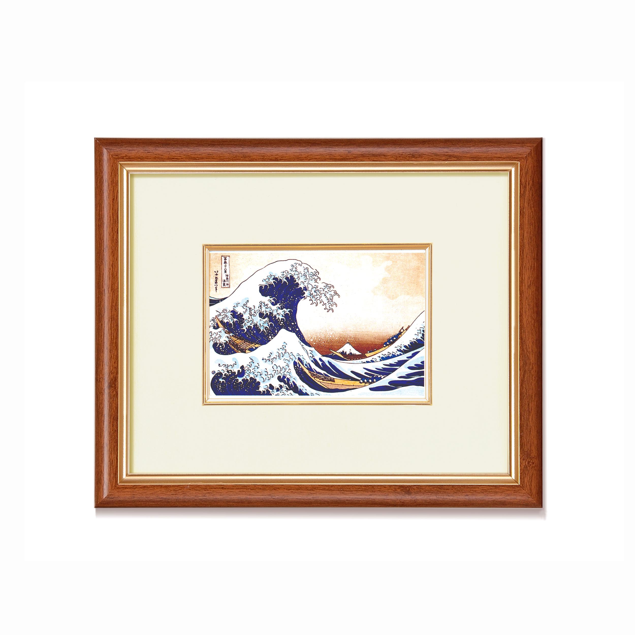 Amazon.co.jp: 北斎(葛飾北斎)DX浮世絵額 「神奈川沖浪裏」 : ホーム