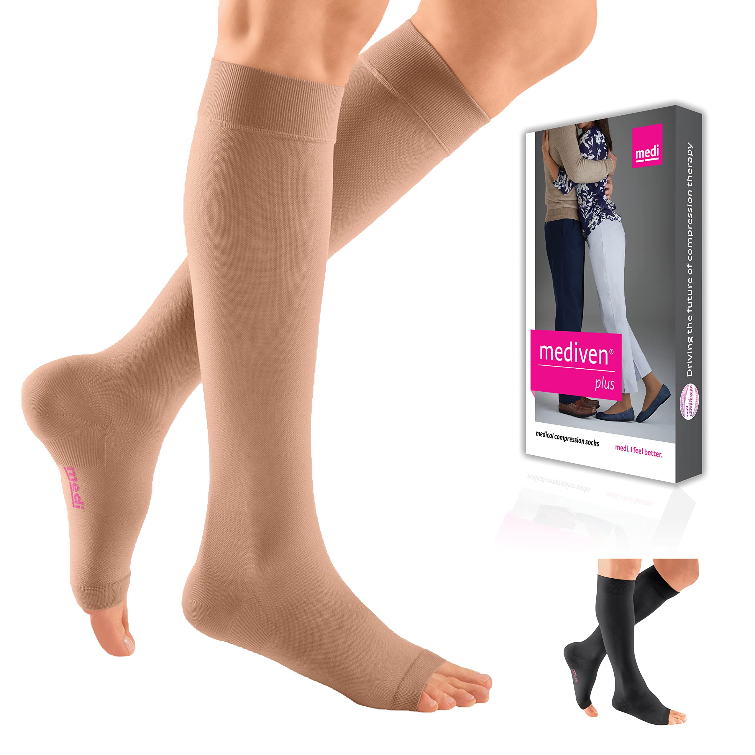 Amazon.com: mediven Plus for Men & Women, 40-50 mmHg – Open Toe