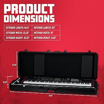 Amazon.com: Gator Cases Frequent Flyer's Series Molded Flight Case