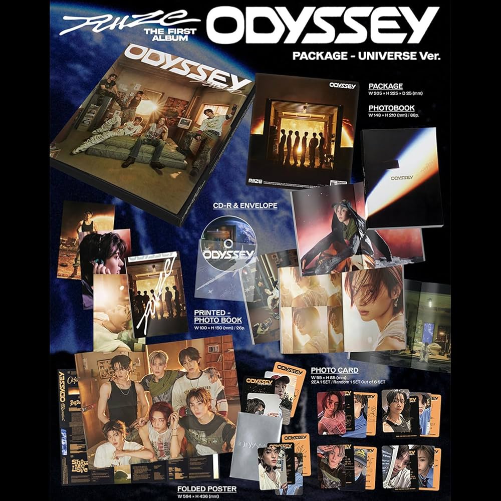 RIIZE, RIIZE, RIIZE - RIIZE - The 1st Album [ODYSSEY] (PACKAGE