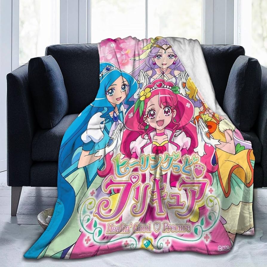 Amazon｜ブランケット プリキュア (12) 毛布 大判 ひざ掛け 多機能