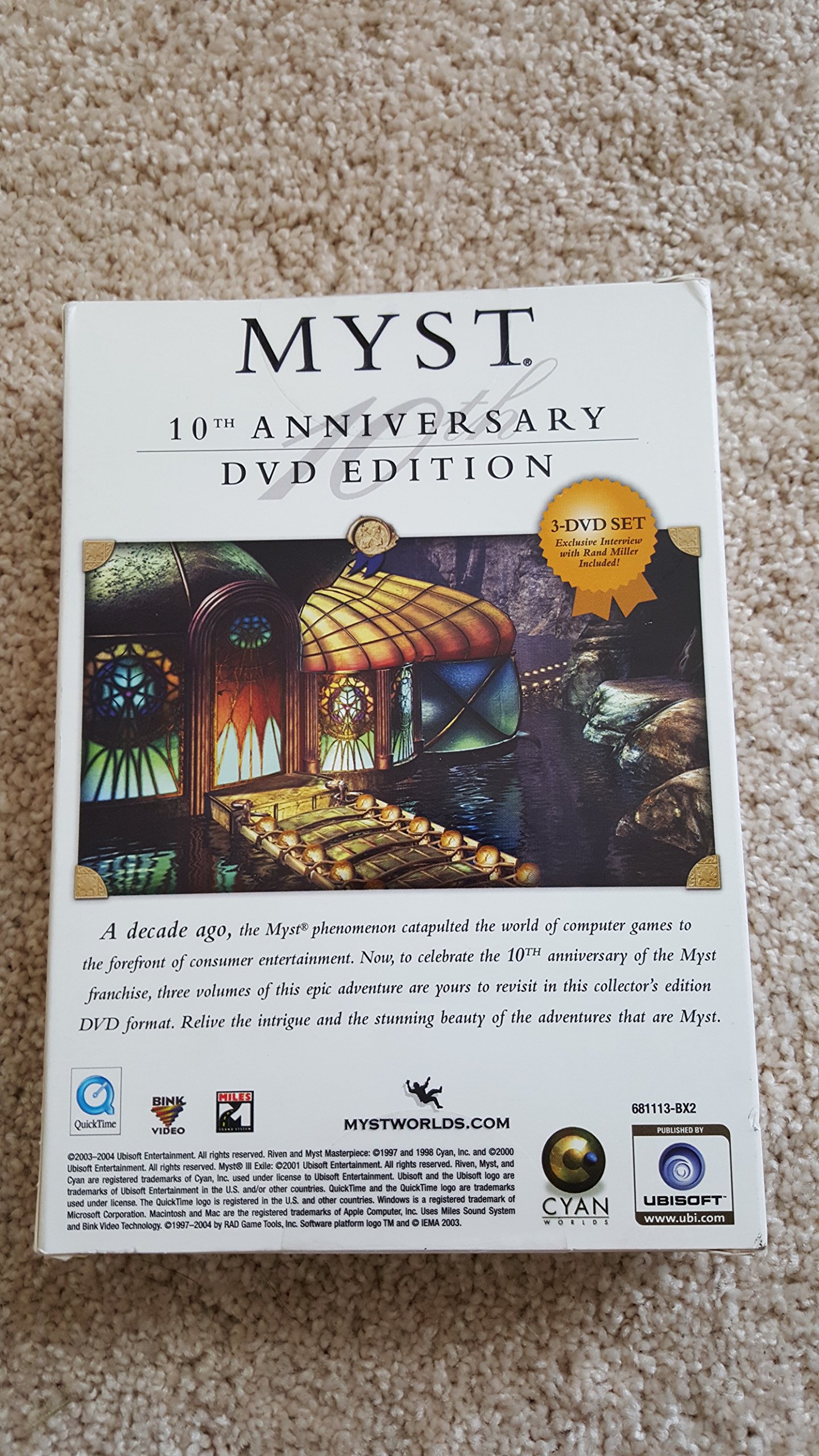 Amazon.com: Myst 10th Anniversary DVD Edition - PC/Mac : Video Games