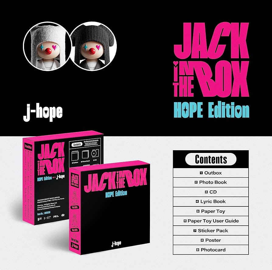 Amazon.co.jp: Jack In The Box (HOPE Edition)(韓国盤）: ミュージック