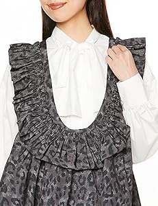 Amazon.co.jp: [コエル] カジュアルドレス レオパードフリルミニ