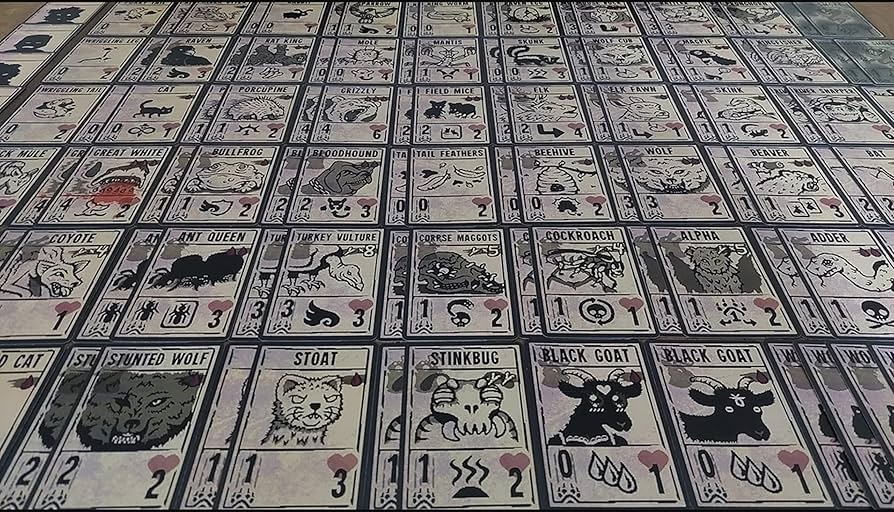 Amazon.co.jp: Inscryption カードゲーム ラミネートカード204枚付き