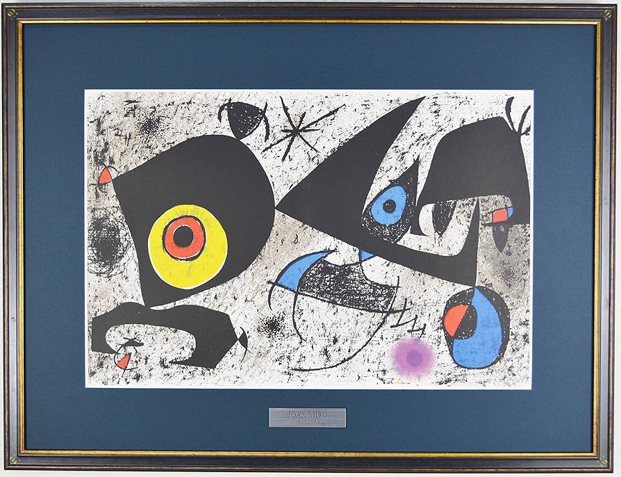 Amazon | ジョアン ミロ『ジョアン・ミロへのオマージュ』絵画 版画