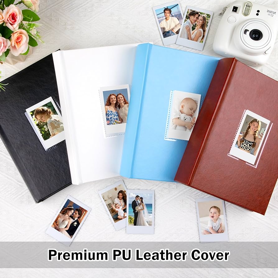 Amazon.com: Ruibytree 128 Pocket Photo Album with Writing Space