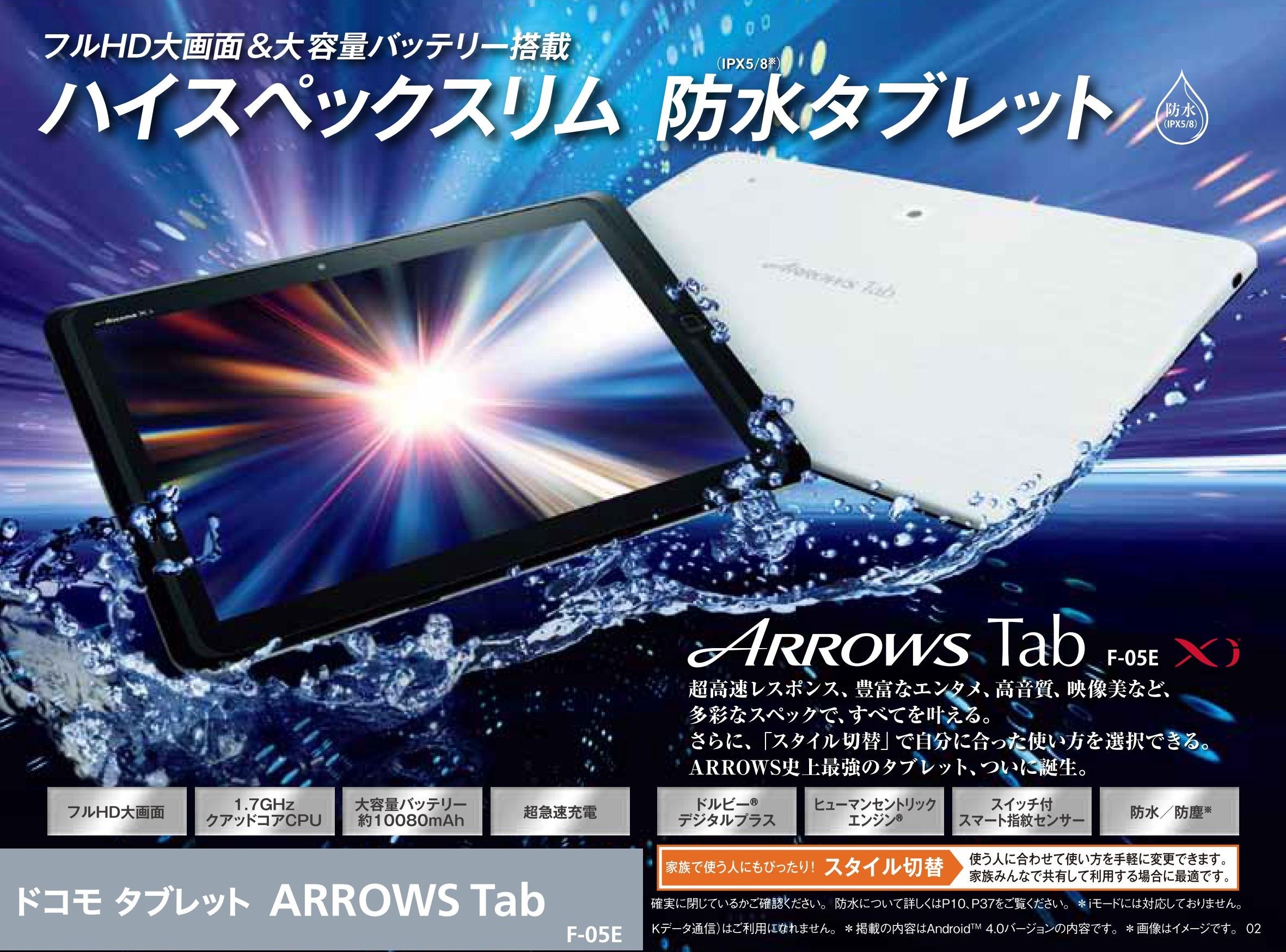 Amazon.co.jp: 富士通 ARROWS Tab F-05E 白ロム : パソコン・周辺機器
