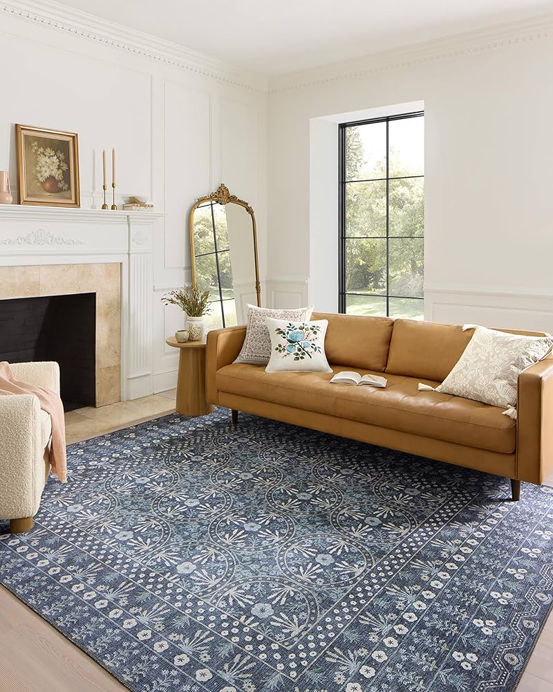 APROSIO & CO ダークブルー スカーフ＆リボンブローチ APROSIO & CO