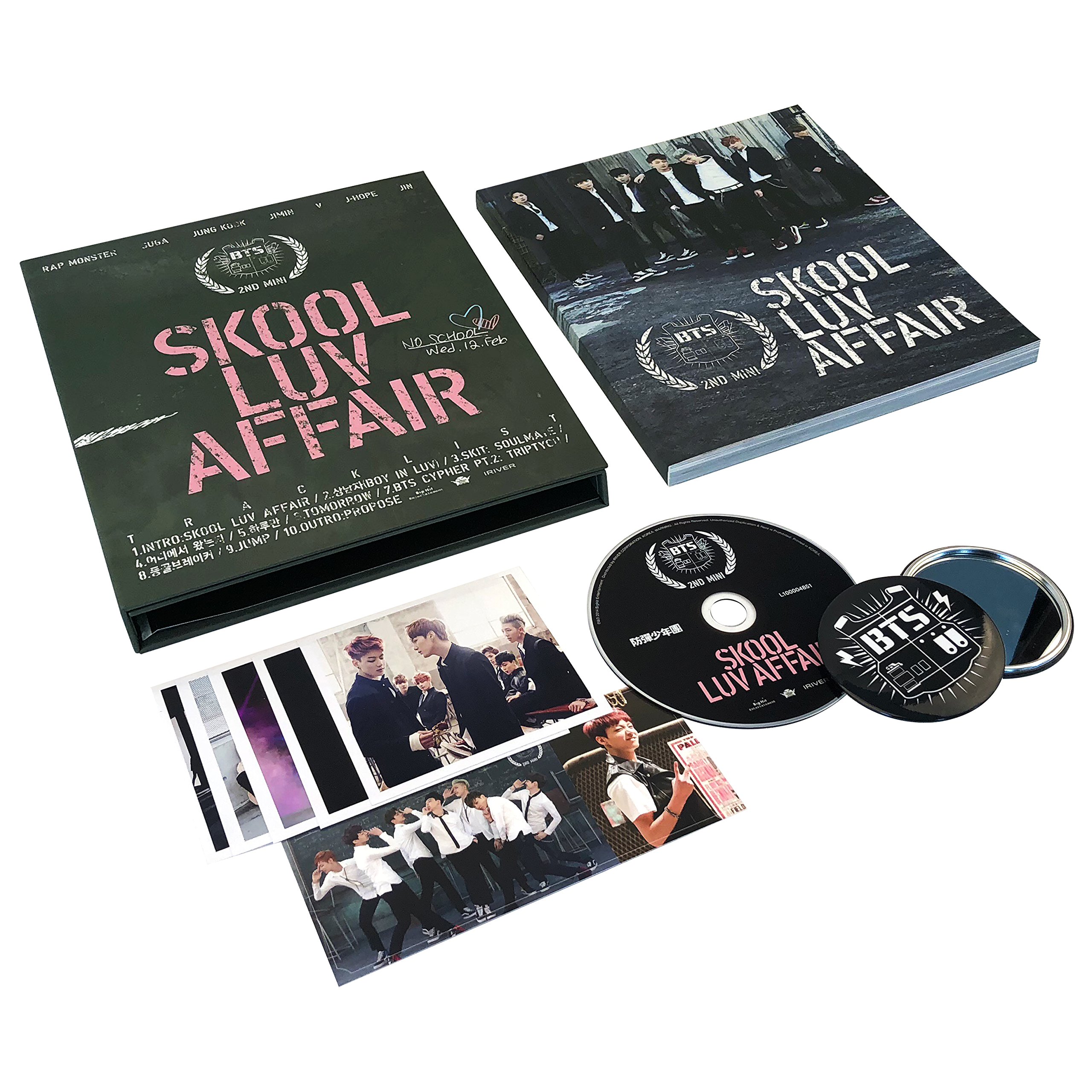 Amazon.com: BTS 2nd Mini Album - [ Skool Luv Affair ] CD +