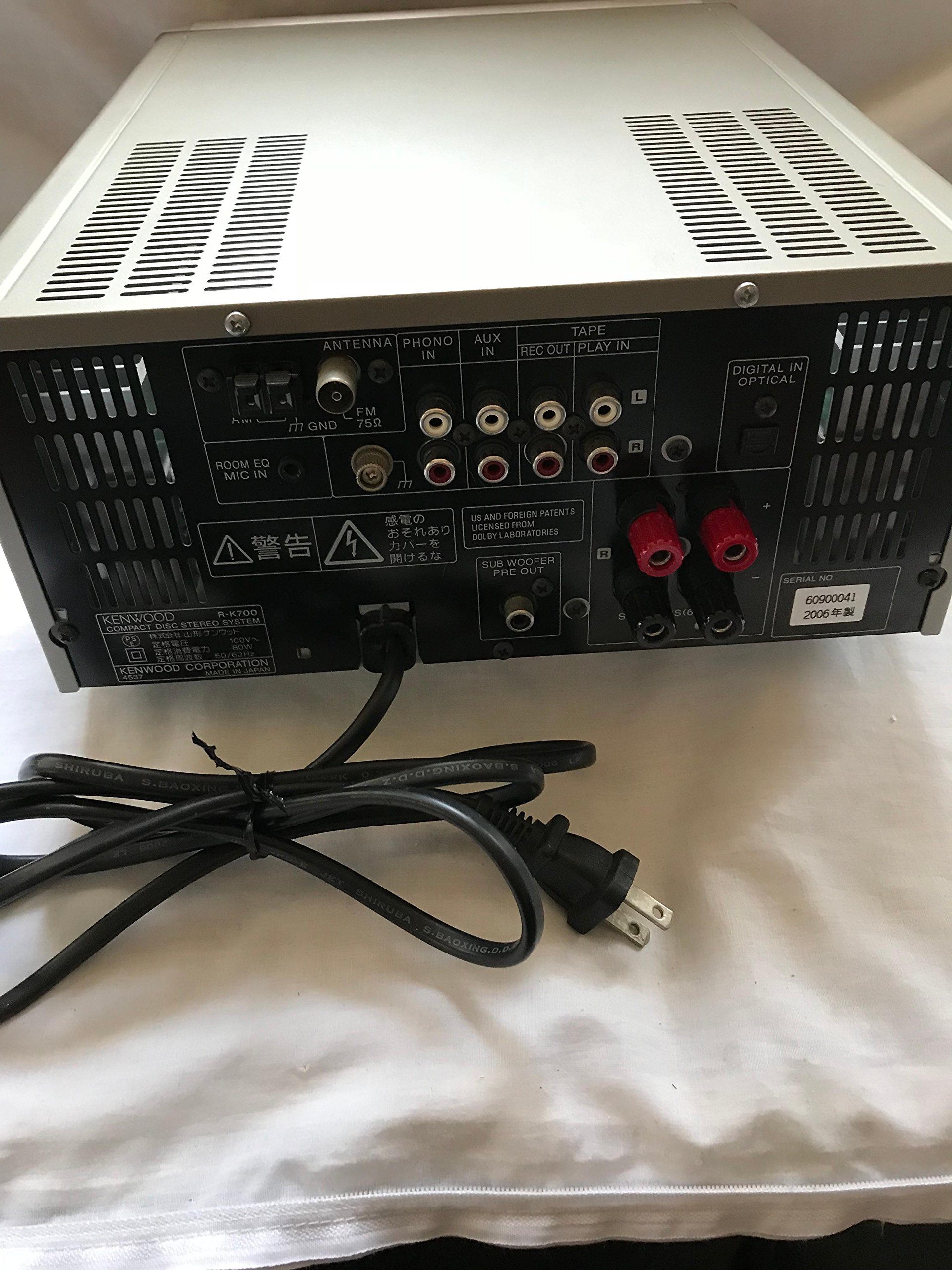 ケンウッド R-K700 CD MDプレーヤー 2006年製現状渡し ケンウッド R