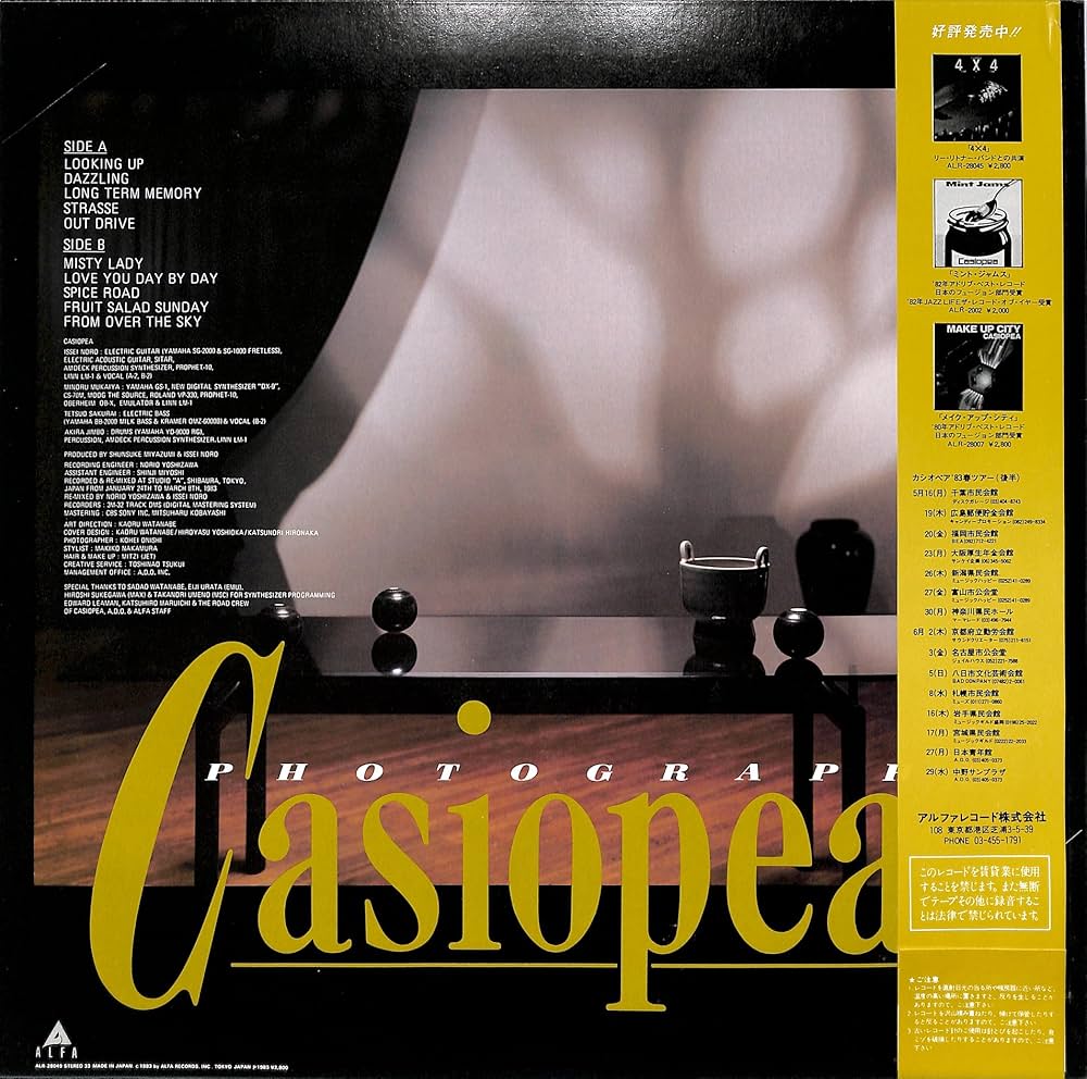 Amazon.co.jp: フォトグラフス[カシオペア][LP盤]: ミュージック