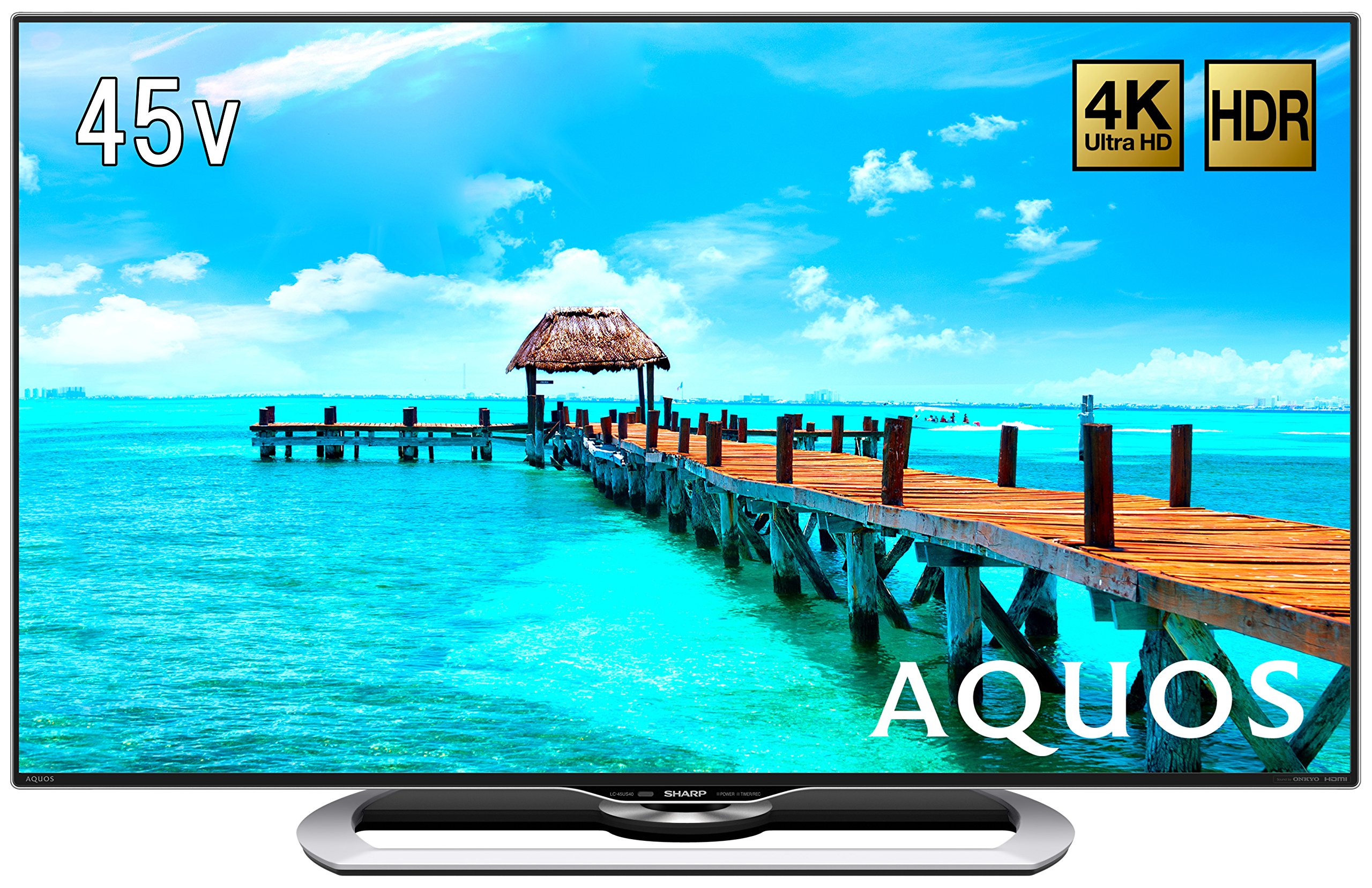 Amazon.co.jp: Sharp Aquos LC-45US40 4K HDR 45V LCD TV with Low
