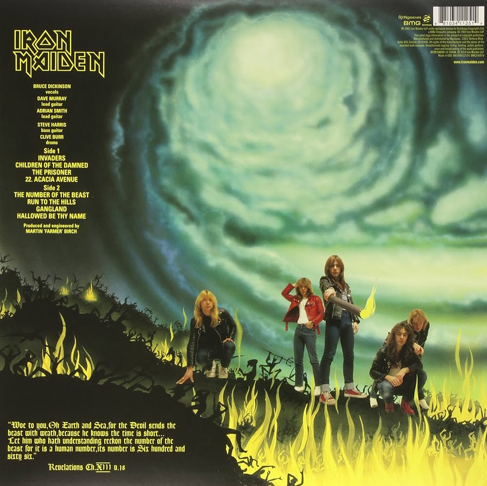 Amazon.com: The Number Of The Beast [LP]: CDs & Vinyl