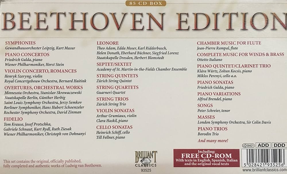 Ludwig van Beethoven: Complete Works - Amazon.com Music
