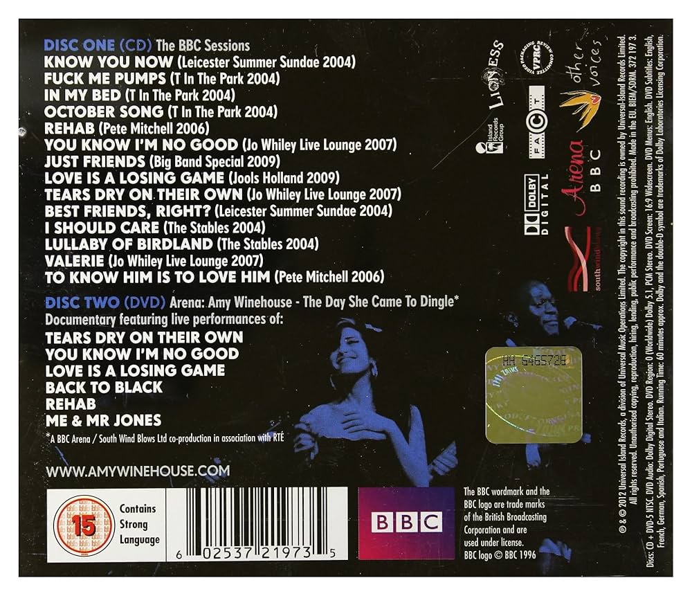 Amy Winehouse - Amy Winehouse At The BBC[CD/DVD] - Amazon.com Music