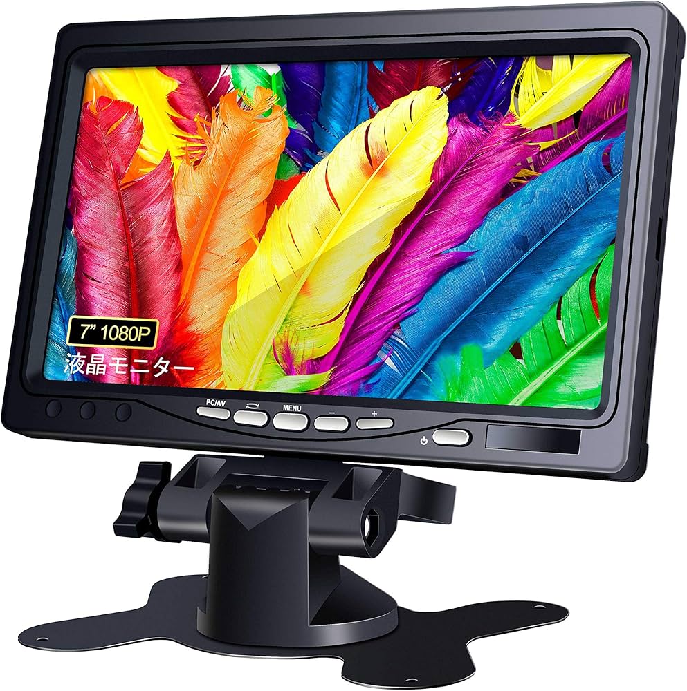 Amazon.co.jp: 小型モニター 7インチ [178°全視野] 1080P IPS ミニ