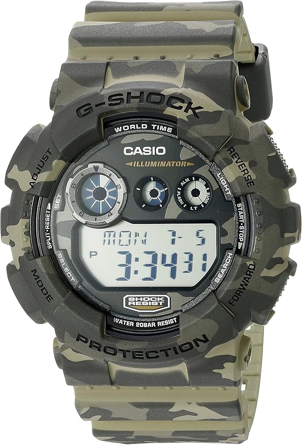 Amazon.com: G-Shock Men's GD-120CM Brown/Green : Clothing, Shoes