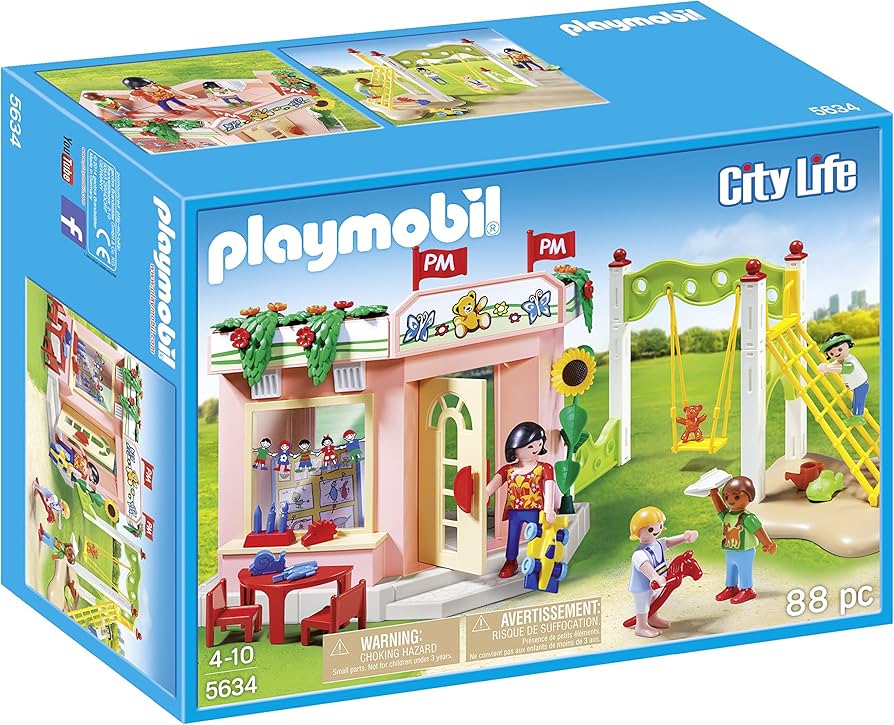 Amazon.co.jp: PLAYMOBIL (プレイモービル) Preschool with Playground