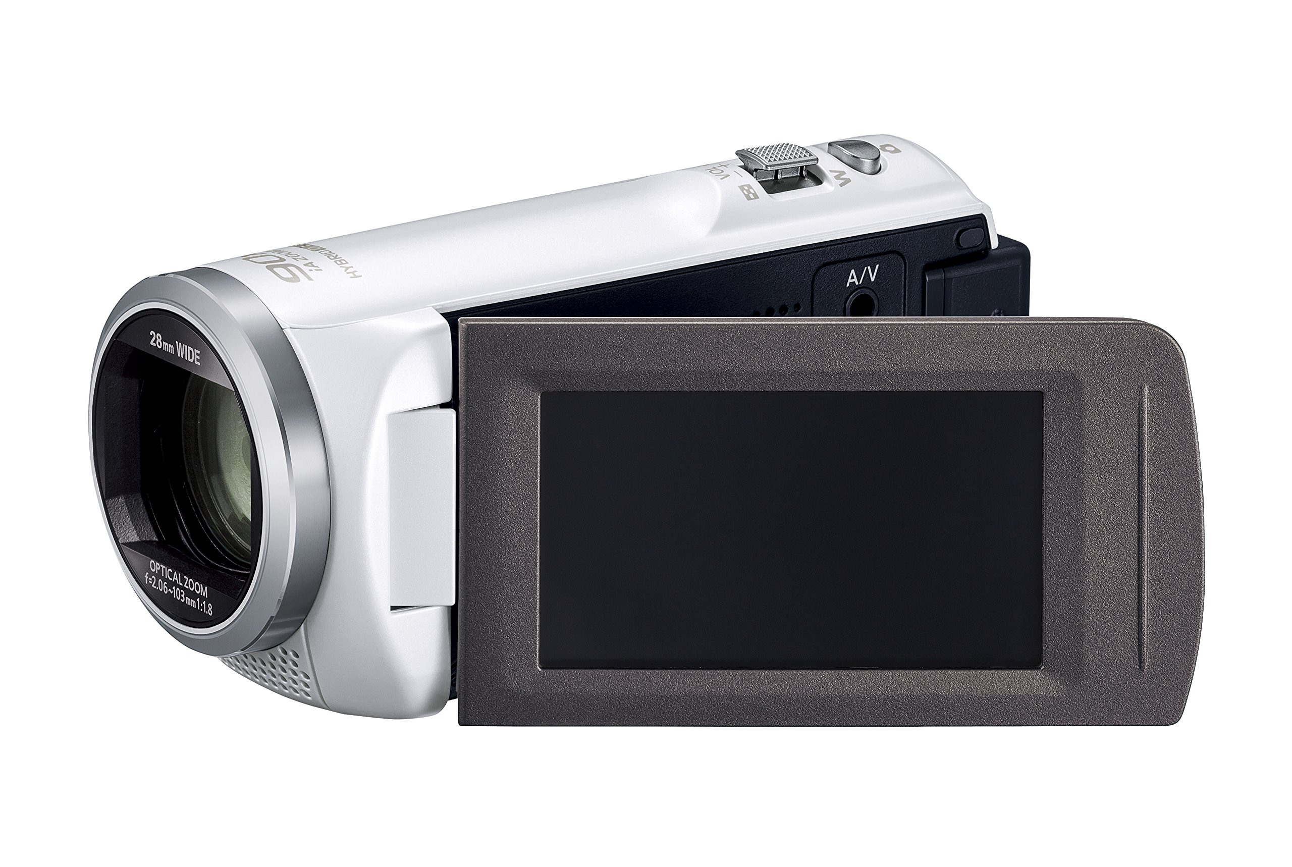 Amazon.co.jp: Panasonic HC-V480MS-W HD Video Camera, 32GB, High
