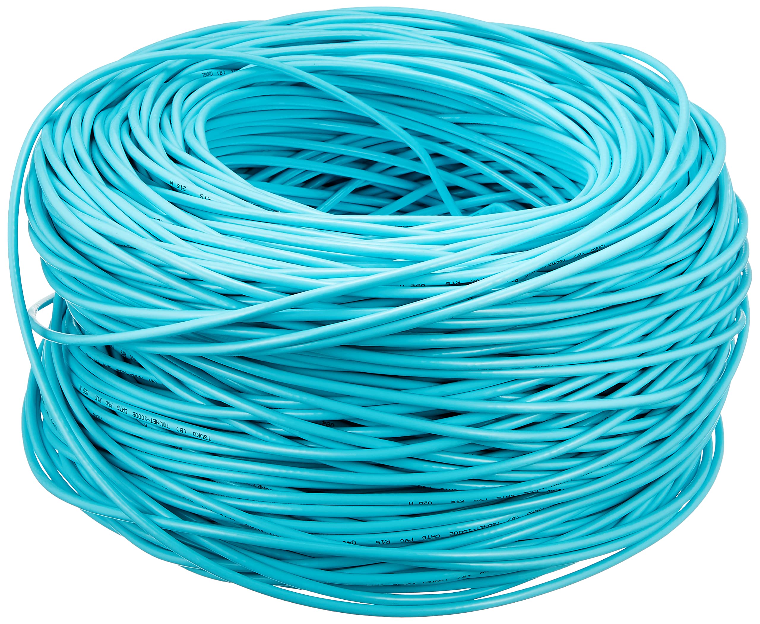 Amazon.co.jp: 通信興業 CAT6 単線LANケーブル 300m巻き TSUNET-1000E