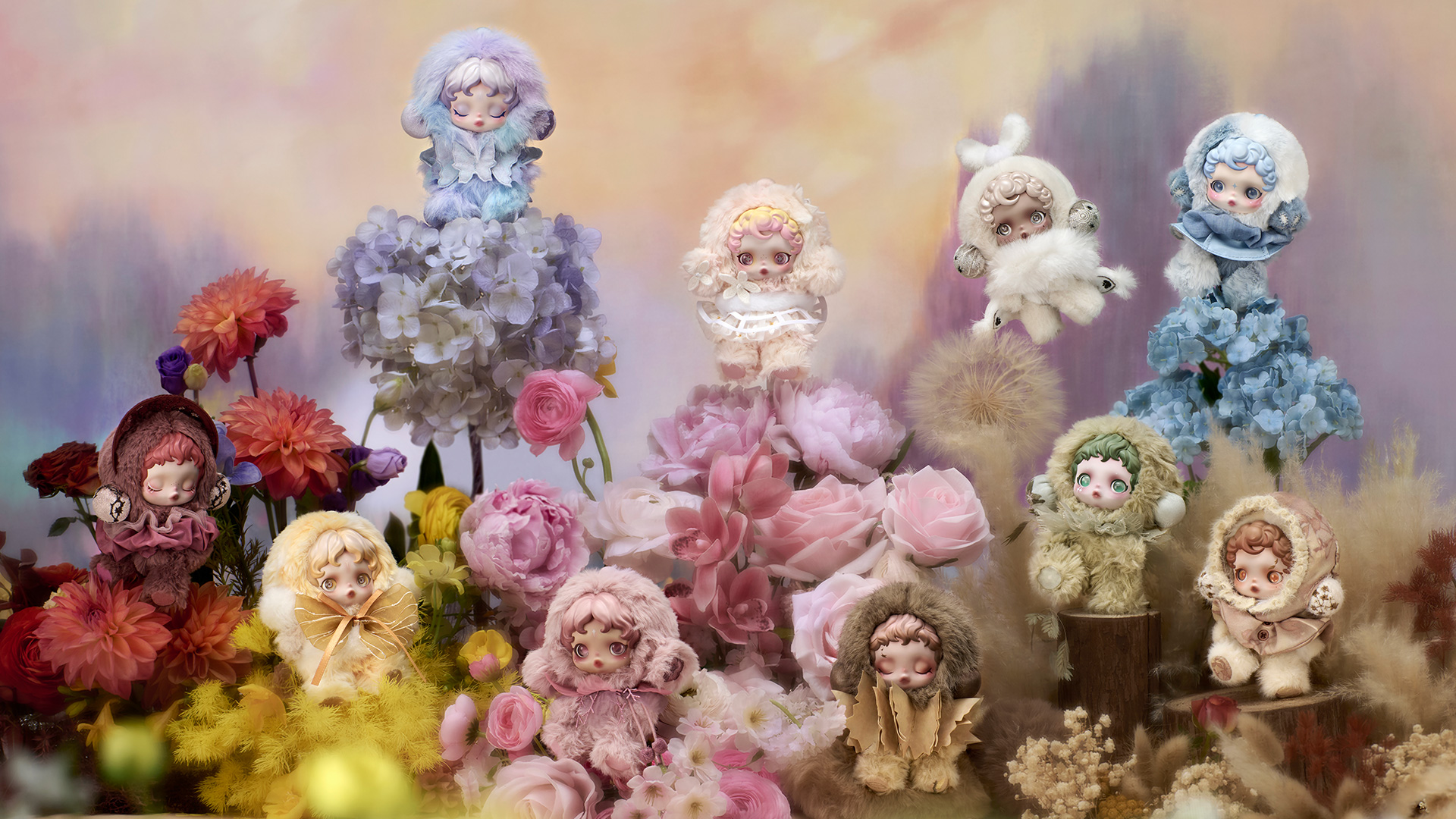 Amazon.com: POP MART SKULLPANDA L'impressionnisme Series Plush