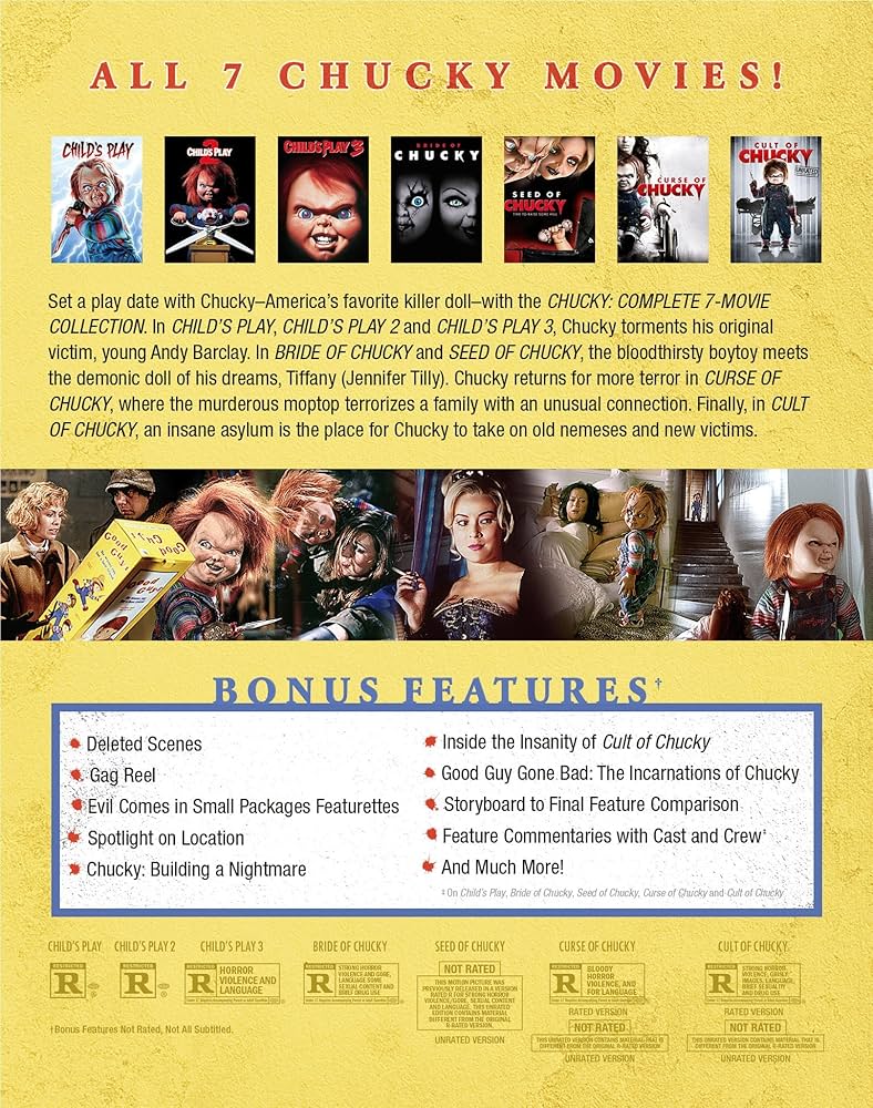 Amazon.com: Chucky: Complete 7-Movie Collection [Blu-ray