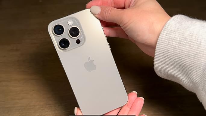 Amazon.com: Apple iPhone 15 Pro, 256GB, Natural Titanium