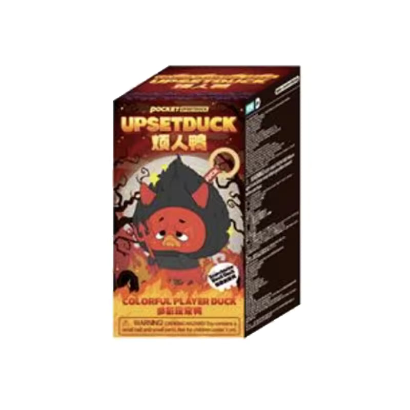 1983 UPSET DUCK Colorful Player Duck Plush Keychain Blind box