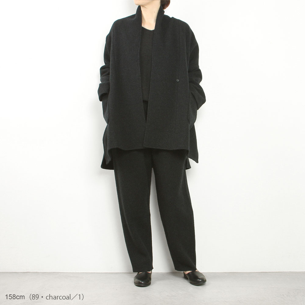 evam eva[エヴァムエヴァ]press wool pants E253K094 << MIDLAND SHIP