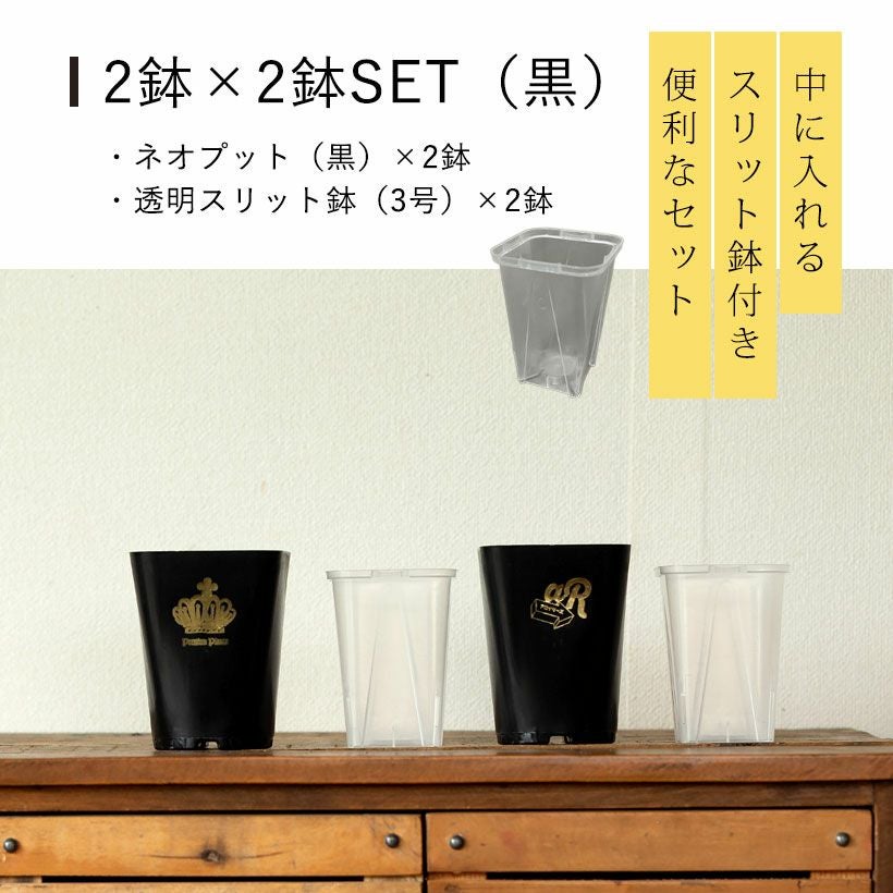 ネオプット（ネガミエルスリット鉢カバー）浅岡園芸・花森家開発