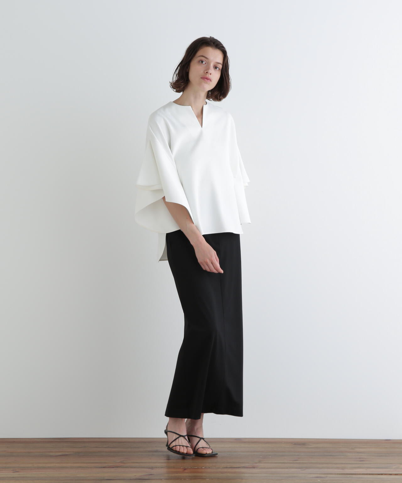 2WAYツイルフレアブラウス | LE PHIL（ル フィル） ｜【公式】通販mix