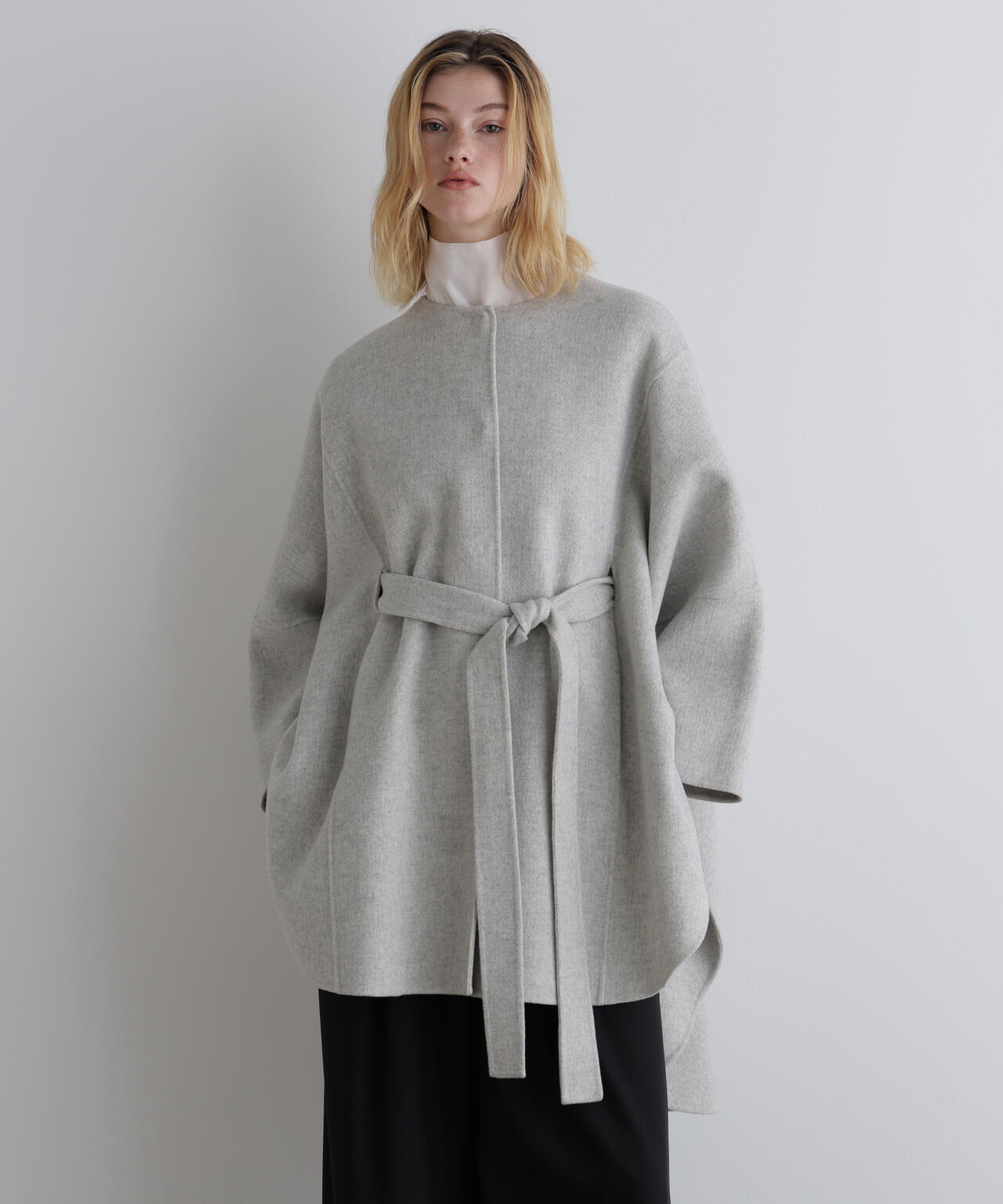 ソフトウールリバーポンチョコート | LE PHIL（ル フィル） ｜【公式