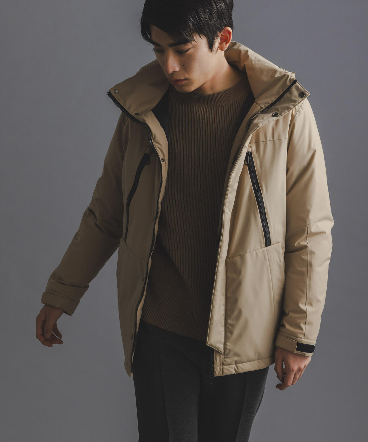 西川ダウン(R)｣フードデタッチャブルMATSUMIダウン | NANO universe