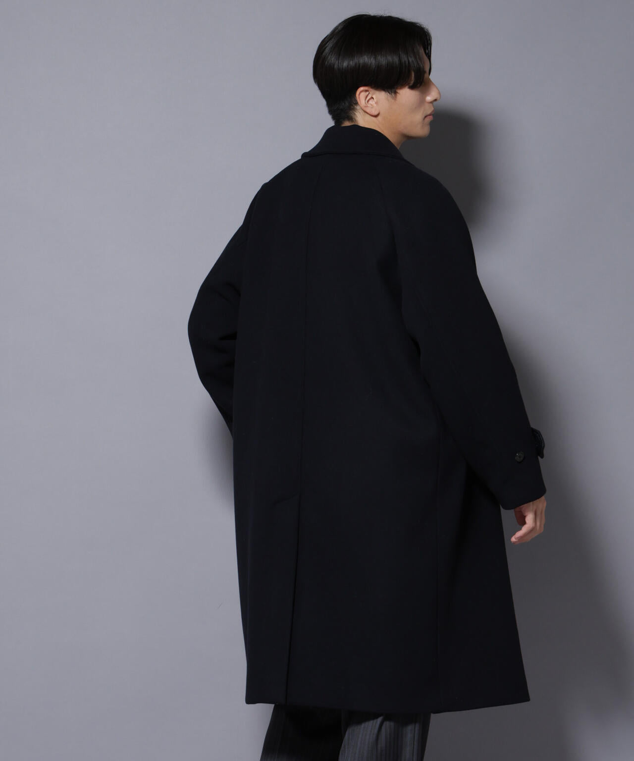 ウールカシミヤメルトンダブルコート | NANO universe（ナノ