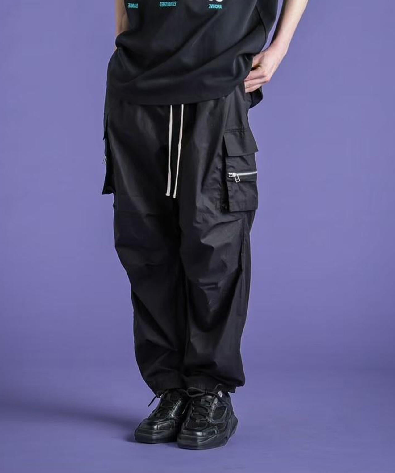 DankeSchon/ダンケシェーン/COATING ZIP POCKET PANTS/コーディング