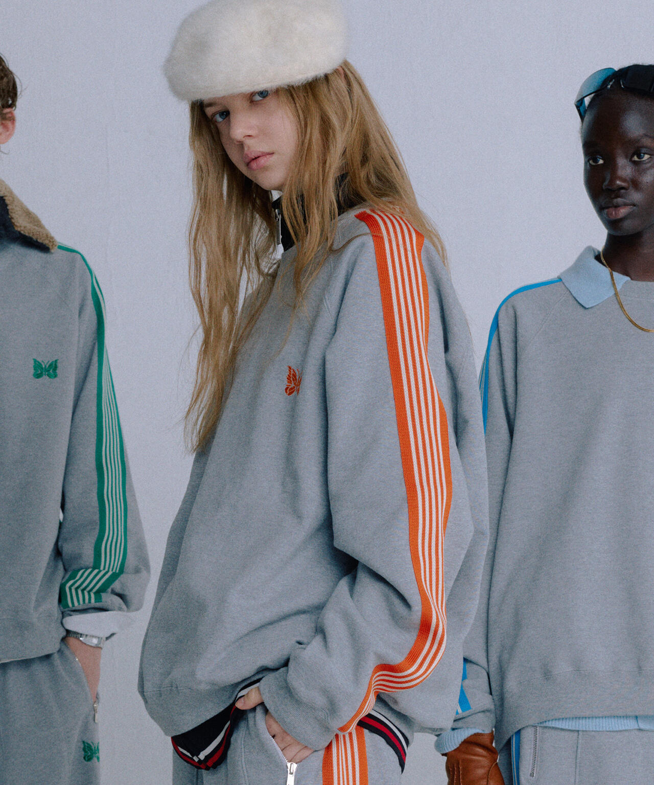 NEEDLES/ニードルズ/【LHP EXCLUSIVE】TRACK CREW NECK - COTTON