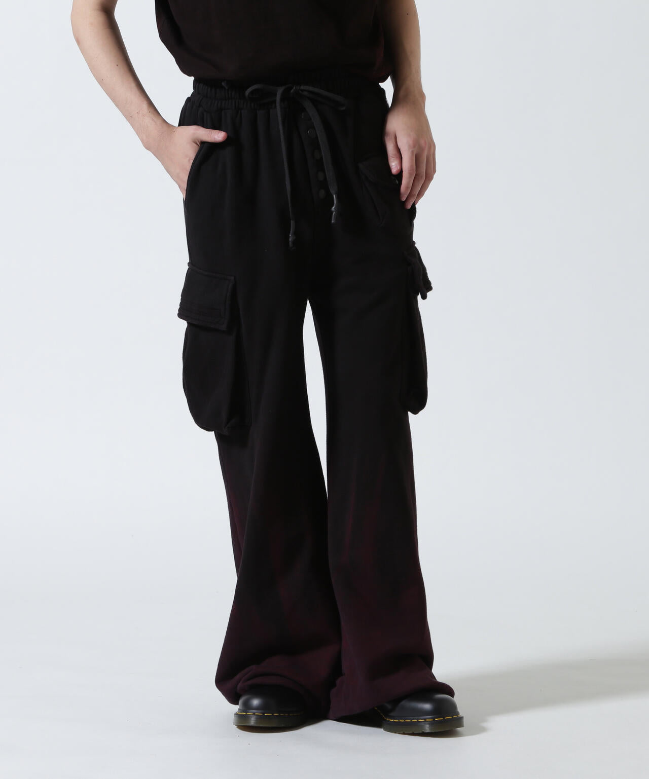 KMRii/ケムリ/White Flame Wide Sweat Pants | ROYAL FLASH（ロイヤル