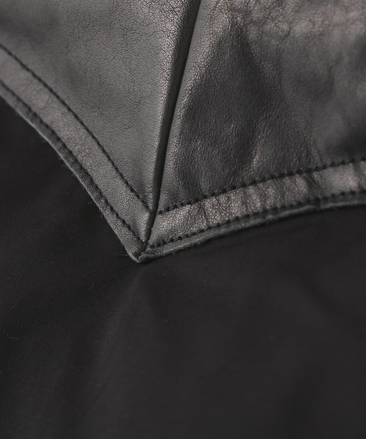 LEATHER COMB. VEST/レザー コンビベスト | Schott（ショット