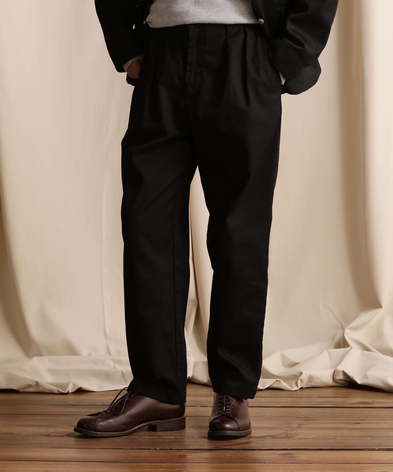 TC DOUBLE PLEATED WIDE PANTS/2タック パンツ | Schott（ショット