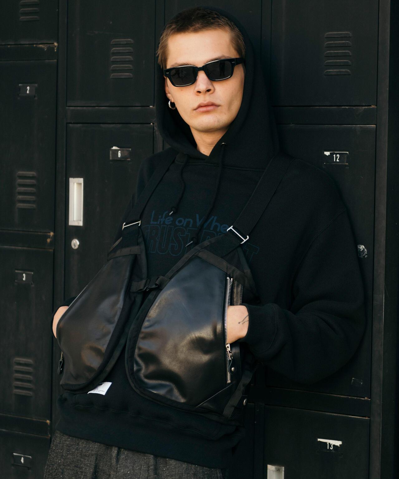 LEATHER LUGGAGE VEST/レザーラゲッジ ベスト | Schott（ショット