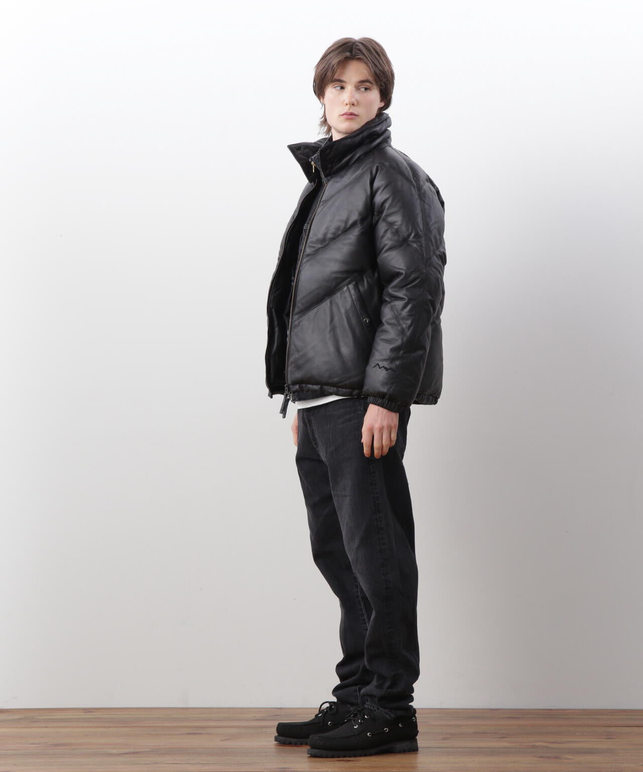 MANASTASH/マナスタッシュ/ V LEATHER DOWN JACKET | MANASTASH（マナ